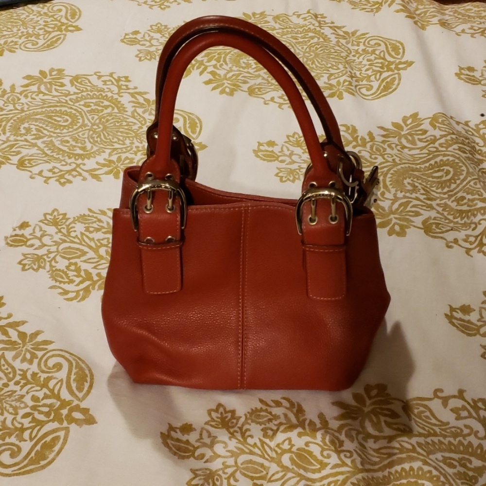 Tignanello Red Leather Small Handbag